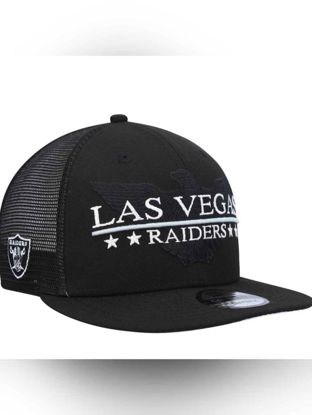 Men's Las Vegas Raiders New Era Black Totem 9FIFTY Snapback Hat NWOT